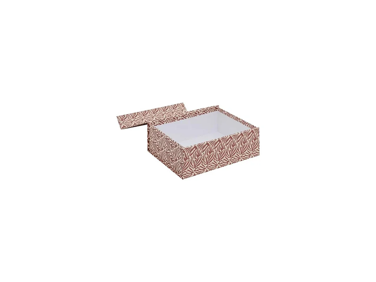 Lot de 4 Boîtes de Rangement "Gardenia" 40cm Multicolore