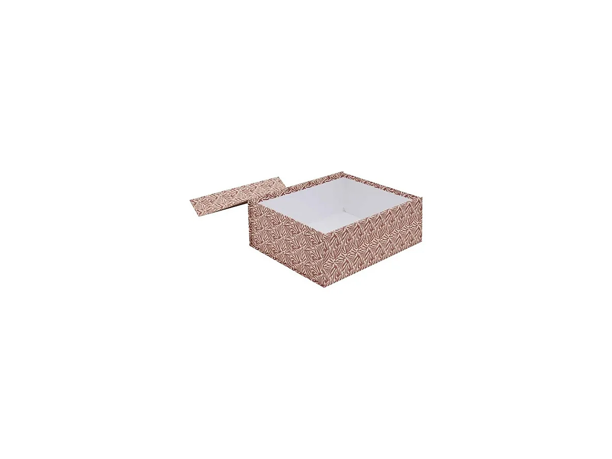 Lot de 4 Boîtes de Rangement "Gardenia" 40cm Multicolore