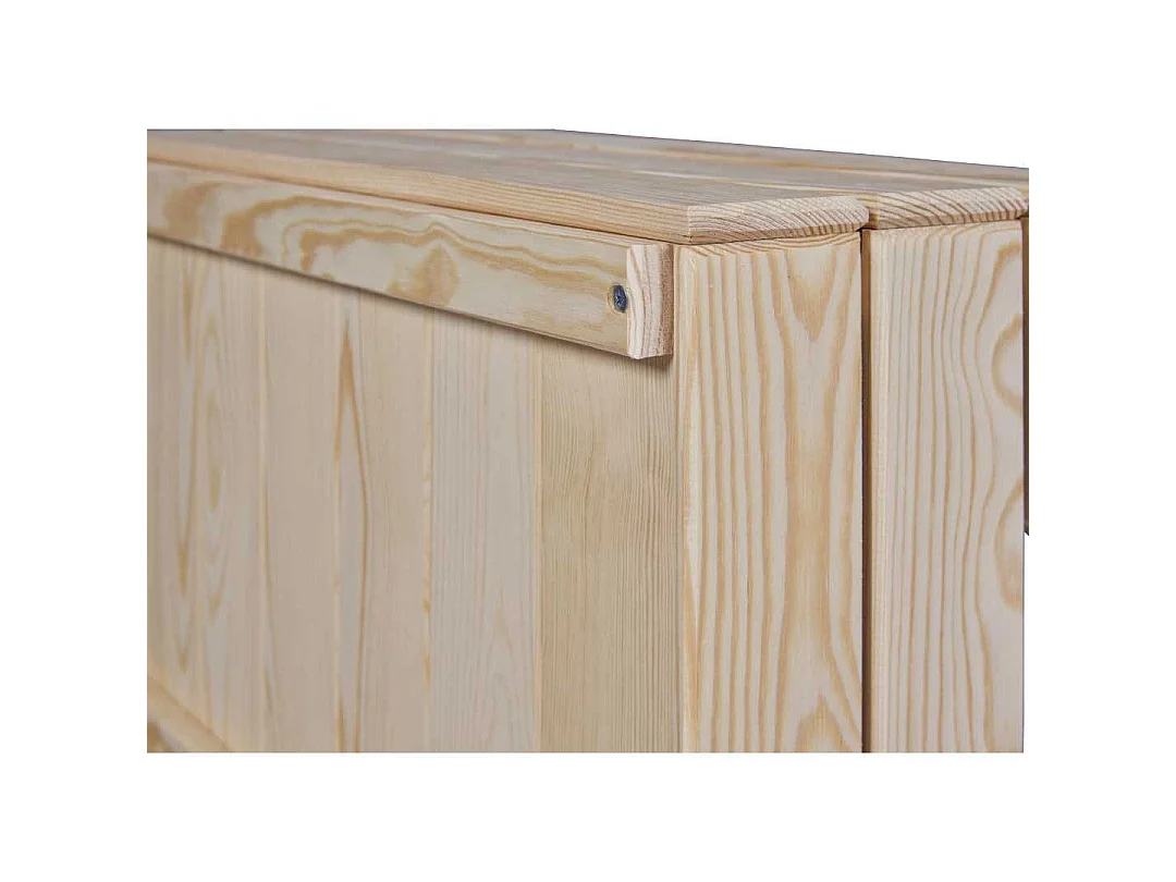 Valloni caisse en bois empilable pour le rangement 65x23x31cm naturel.