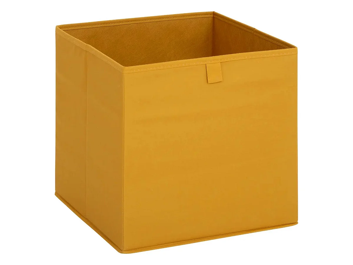 Boîte de Rangement Réversible "Folia" 31x31cm Jaune