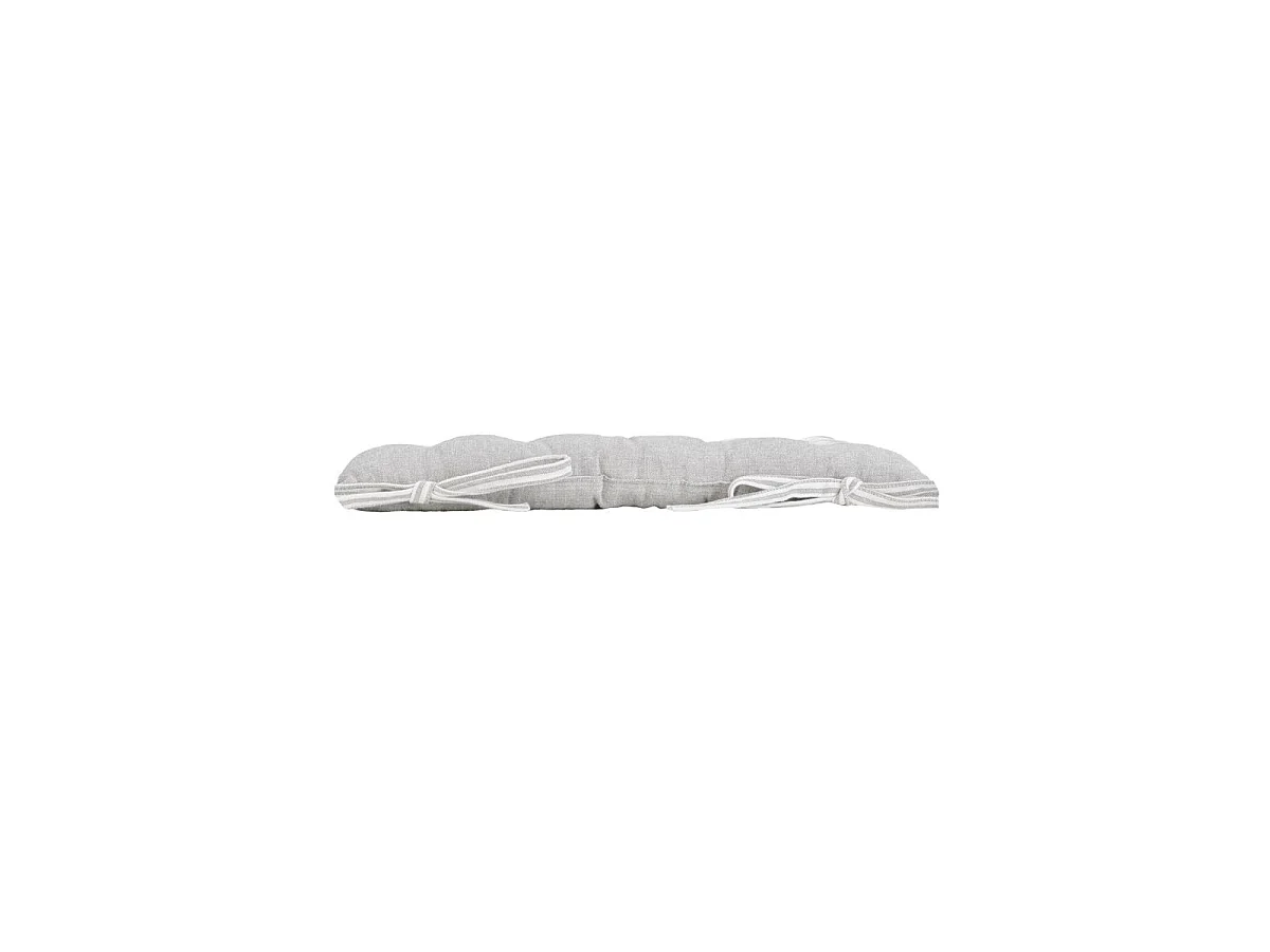 Galette de Chaise Matelassée "Iliade" 38x38cm Gris