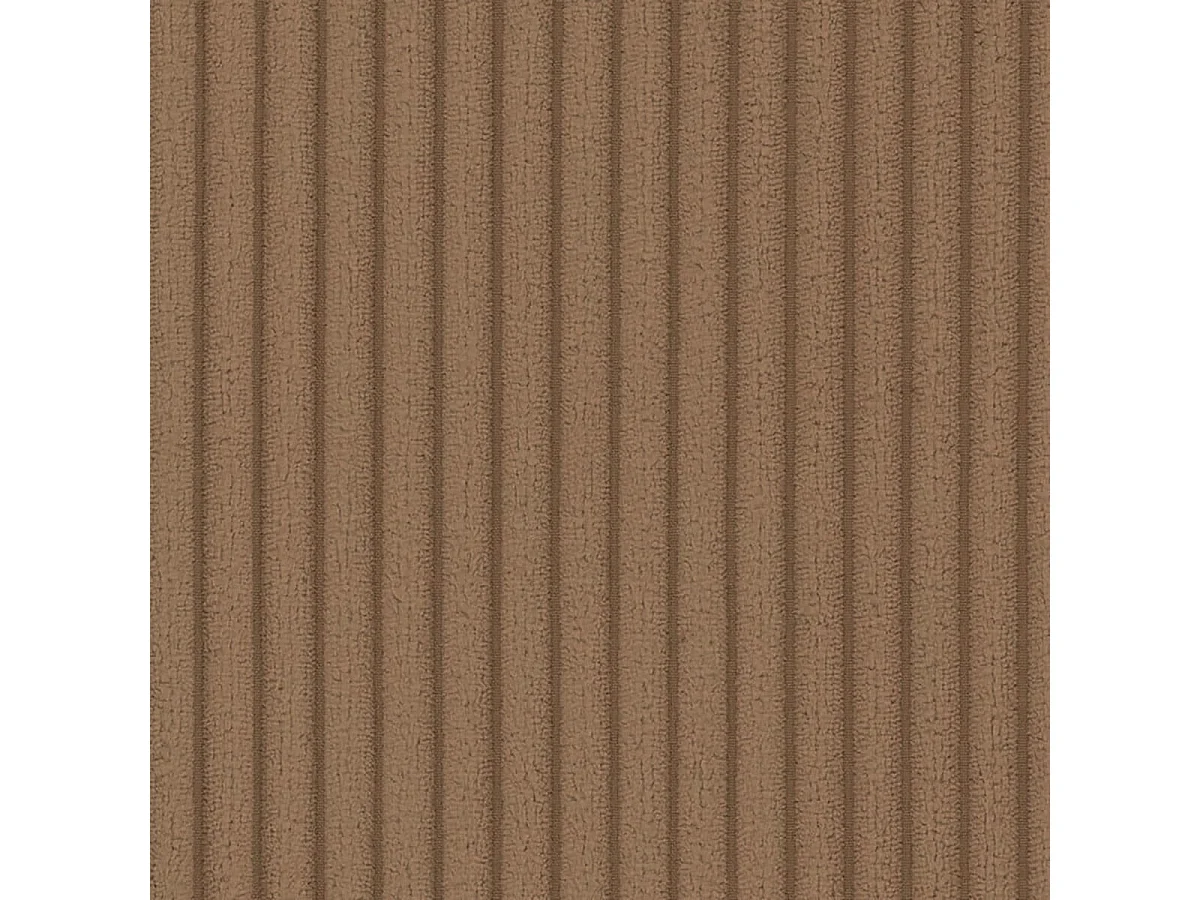 Slaapbank 3-zits in geribbeld fluweel L175 cm
