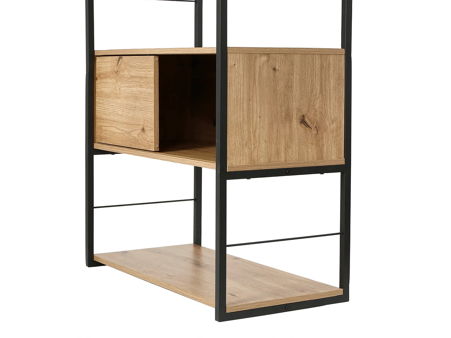 Bibliothèque 3 portes coulissantes H196 cm - LENNY