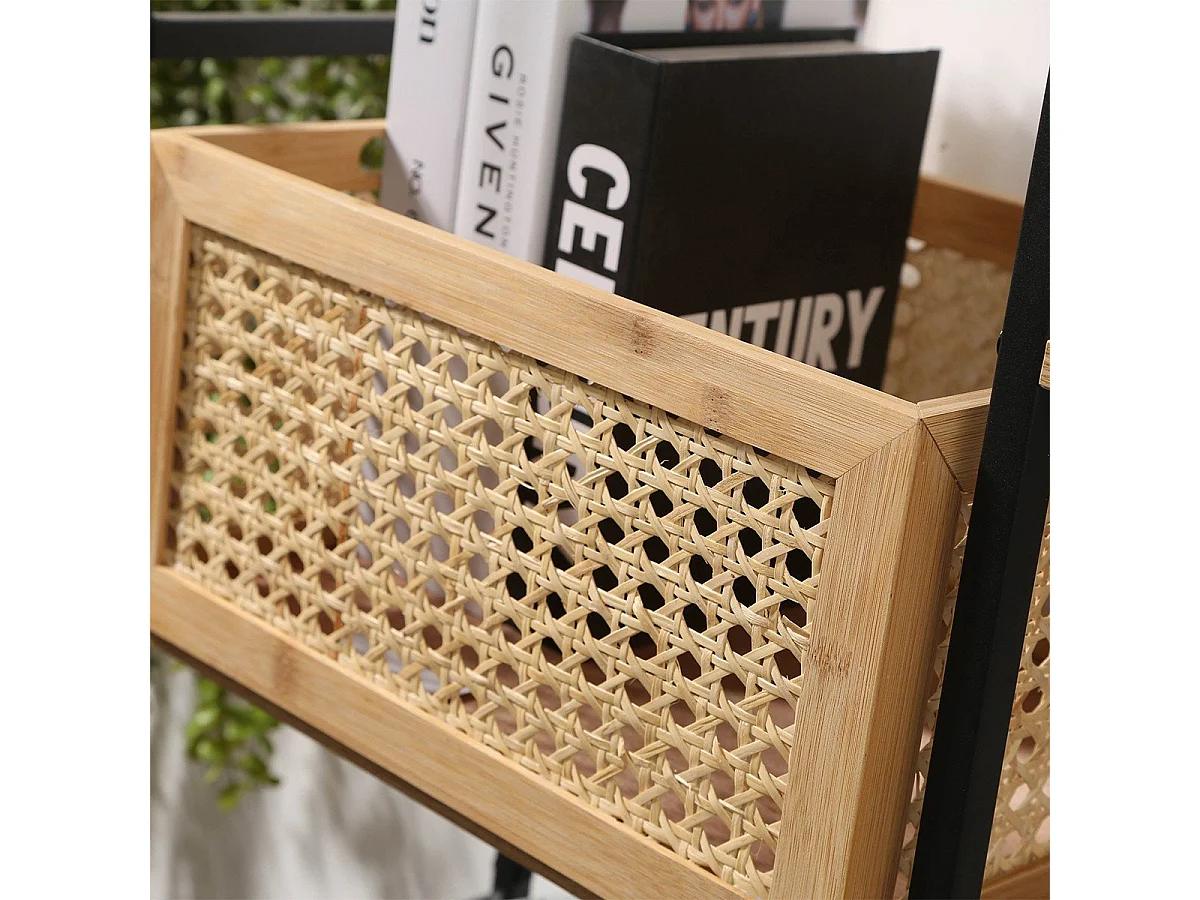 Boîte en Bambou et Rotin Grand Modèle - L35x28x18cm