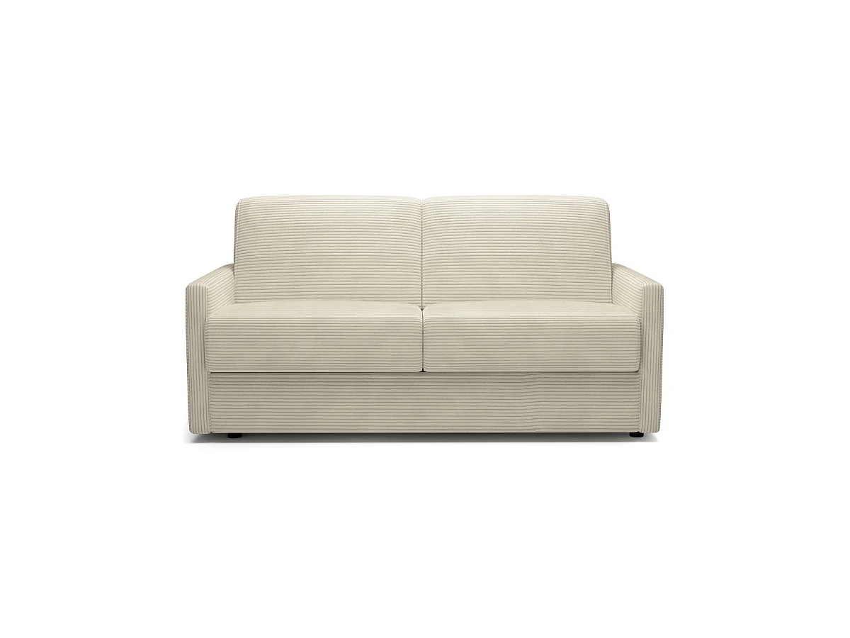 Canapé lit 3 places en velours côtelé Matelas 20cm - GIULIA