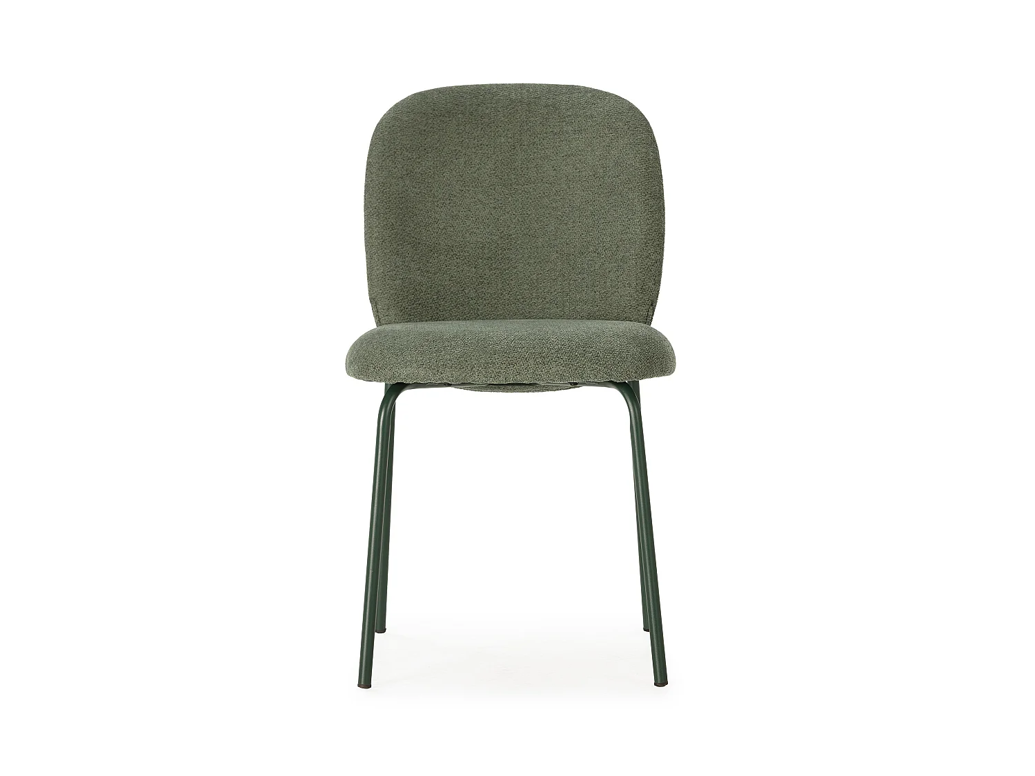 Lot de 4 Chaises en tissu avec pieds en métal H85 cm - NOA