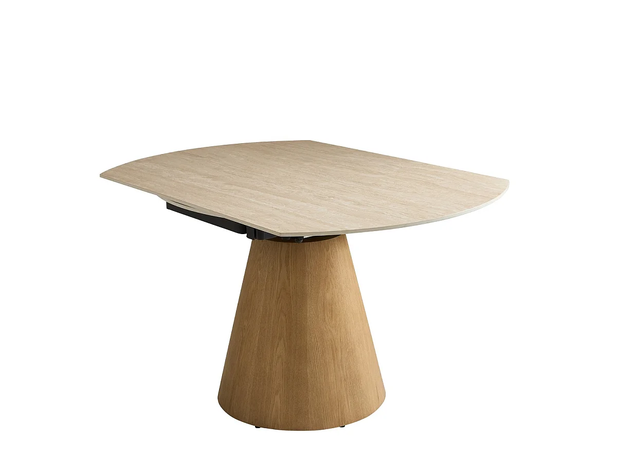 Ronde keramische tafel met verlengstukken LUMIO