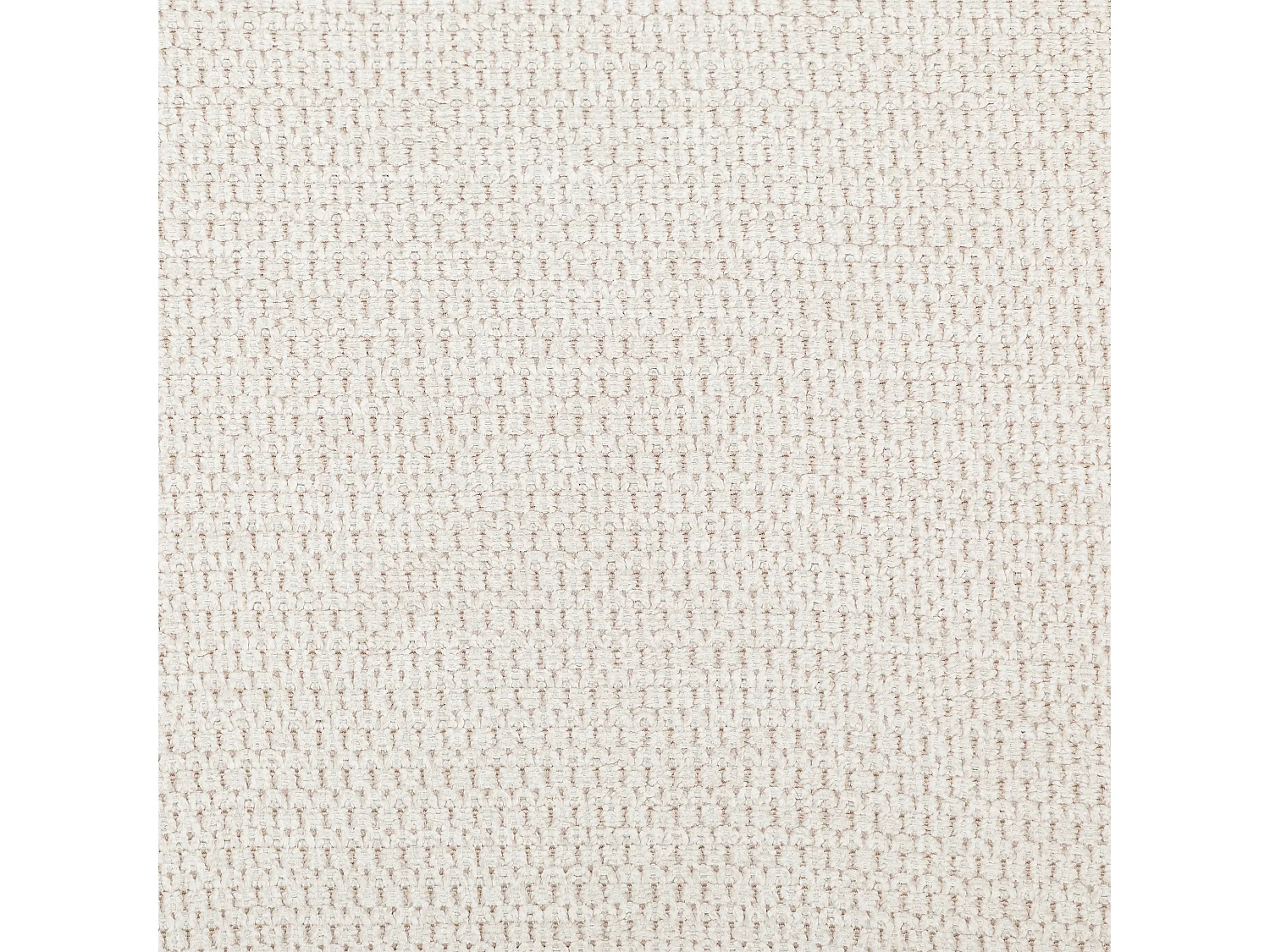 Lot de 2 Chaises ARIEL en Tissu Blanc Crème, Chaise de Salle à Manger et Cuisine au Look Moderne, Assise Rembourrée