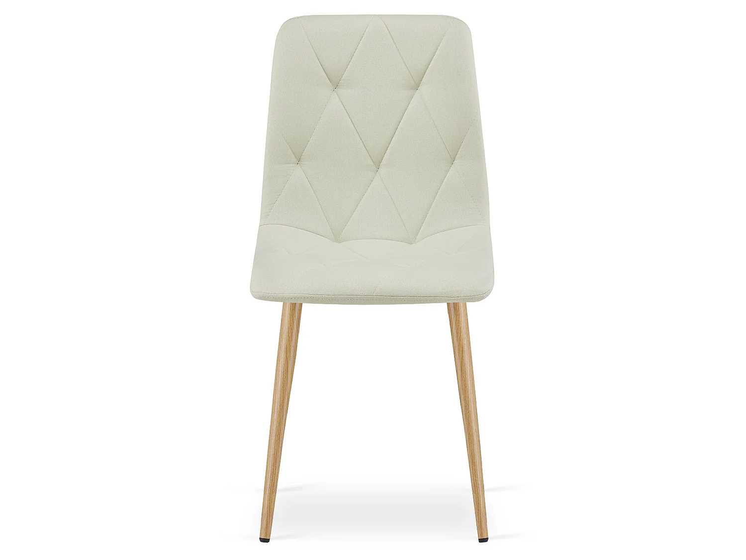 LIBRA eetkamerstoel bekleed stof beige 44,5x54,5x87 cm x 4