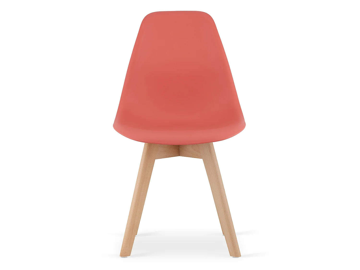Eetkamerstoel KITO ergonomisch polypropyleen cynober 80x46x54,5 cm