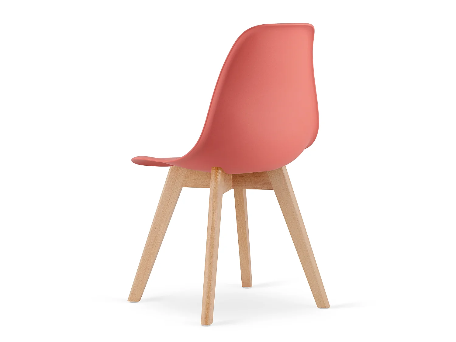 Eetkamerstoel KITO ergonomisch polypropyleen cynober 80x46x54,5 cm