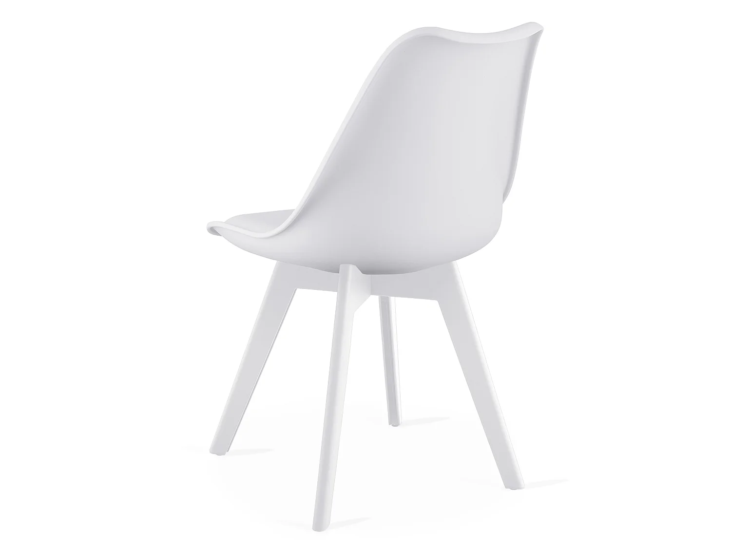 Eetkamerstoel MARK ergonomisch kunststof wit 82x49x47 cm