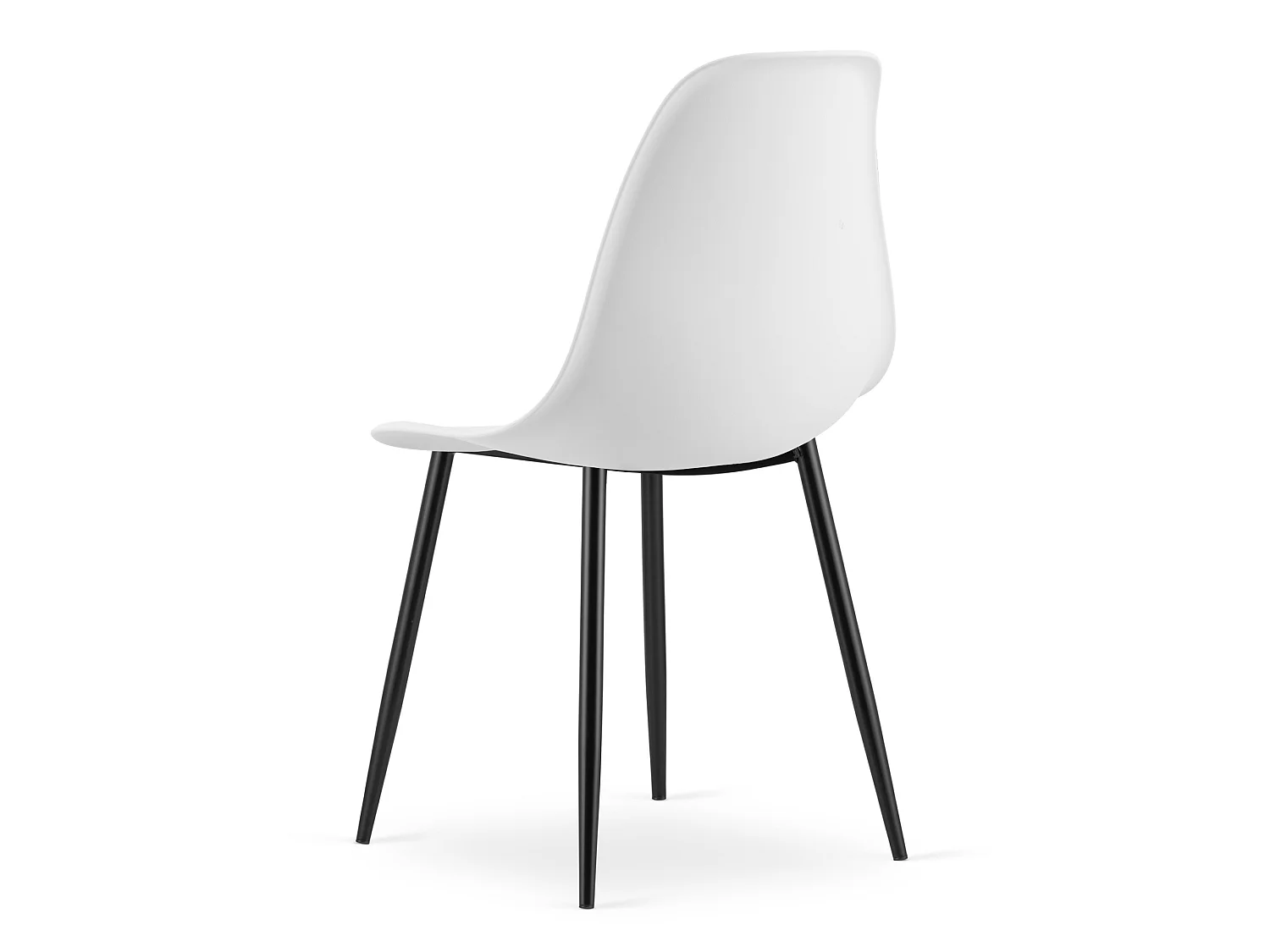 Eetkamerstoel WAT Scandinavisch polypropyleen wit 46x51x84 cm