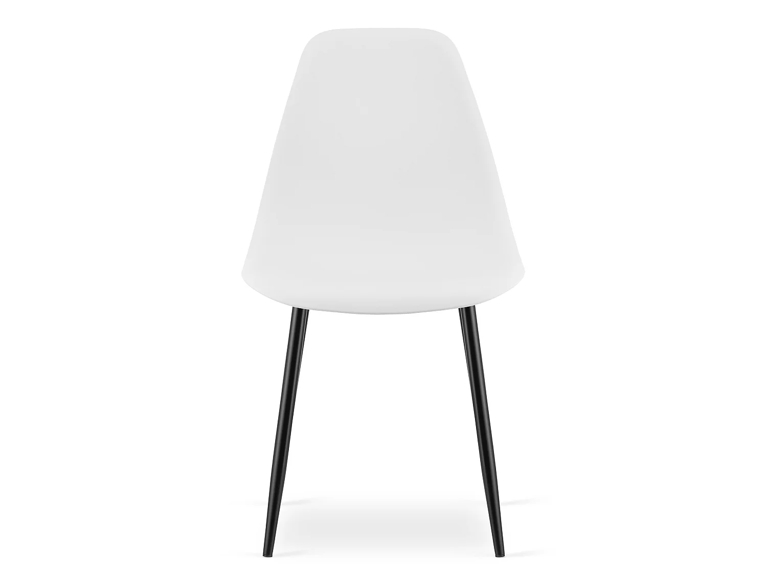 Eetkamerstoel WAT Scandinavisch polypropyleen wit 46x51x84 cm