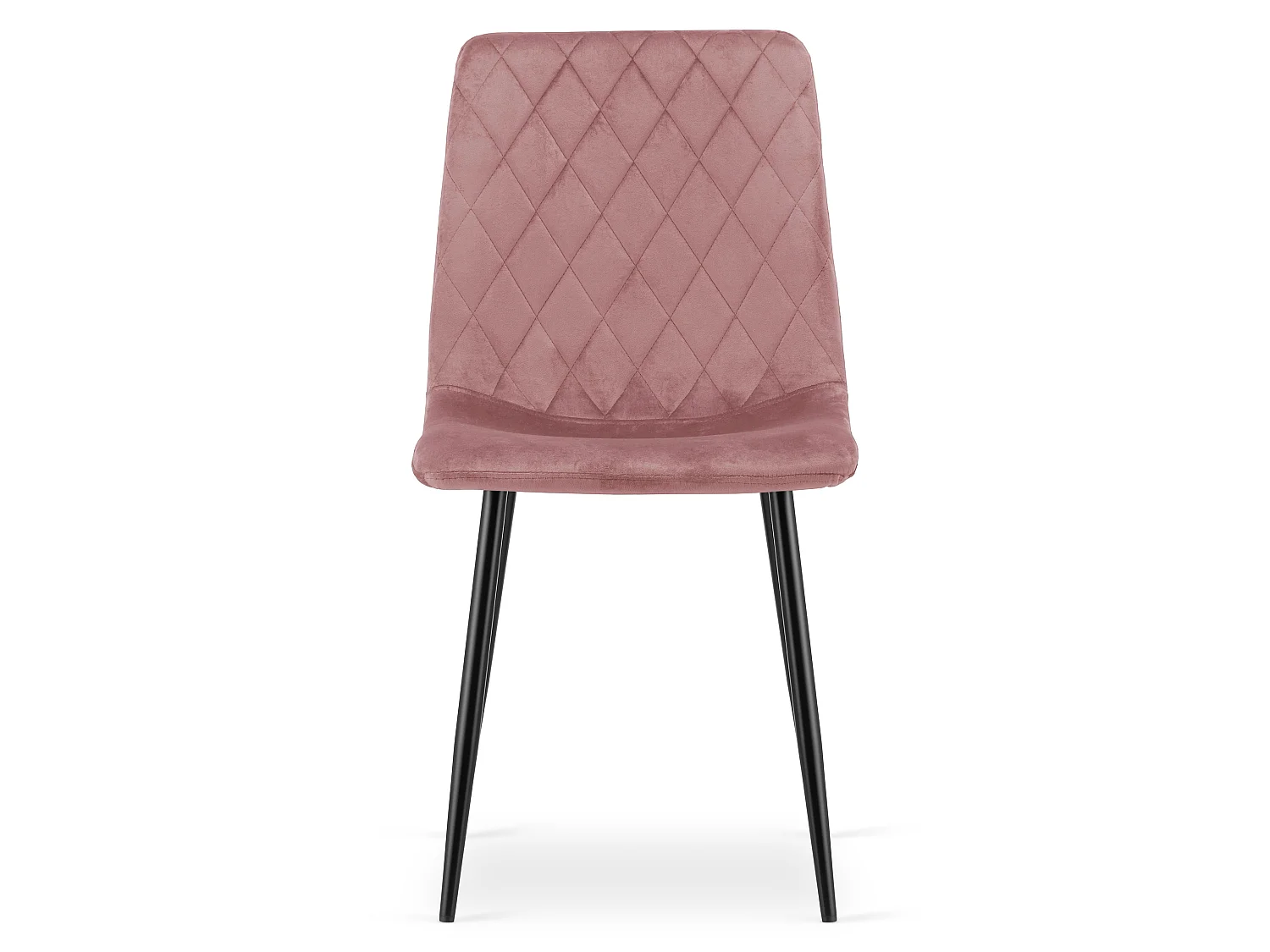 Eetkamerstoel TURIN fluwelen roze 88,5x44,5x53 cm