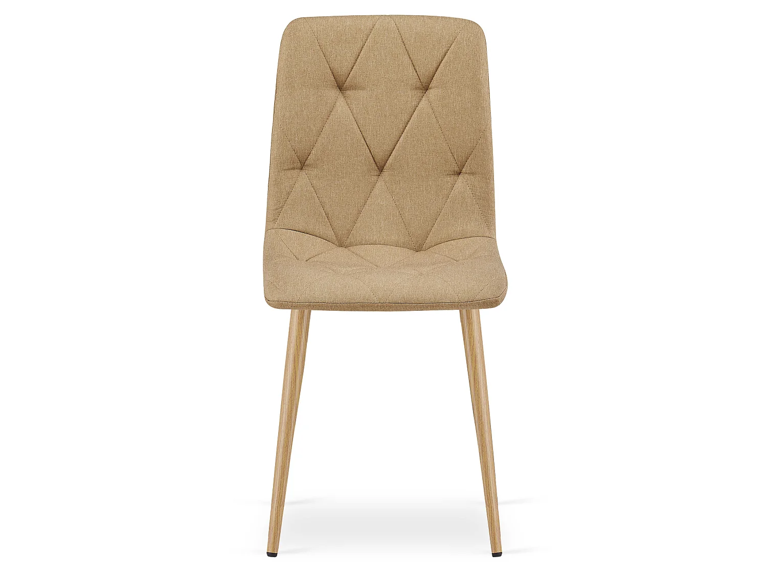 LIBRA eetkamerstoel bekleed stof bruin 44,5x54,5x87 cm x 4