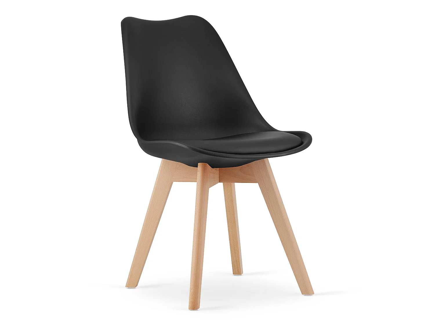 MARK eetkamerstoel 2 st. zwart 82 cm