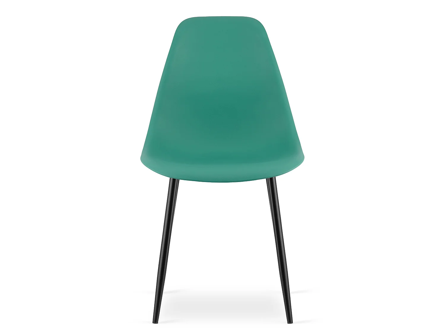 Scandinavische eetkamerstoel WAT polypropyleen groen 46x51x84 cm