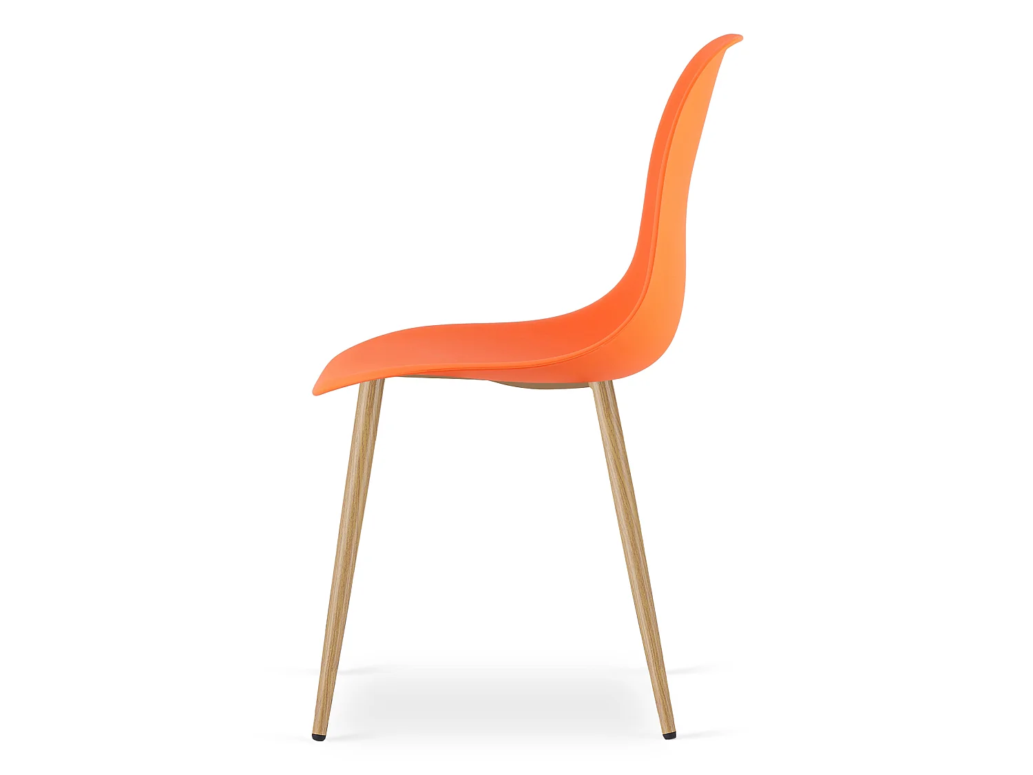 Esszimmerstuhl Skandinavisch Polypropylen Orange 46x51x84 cm