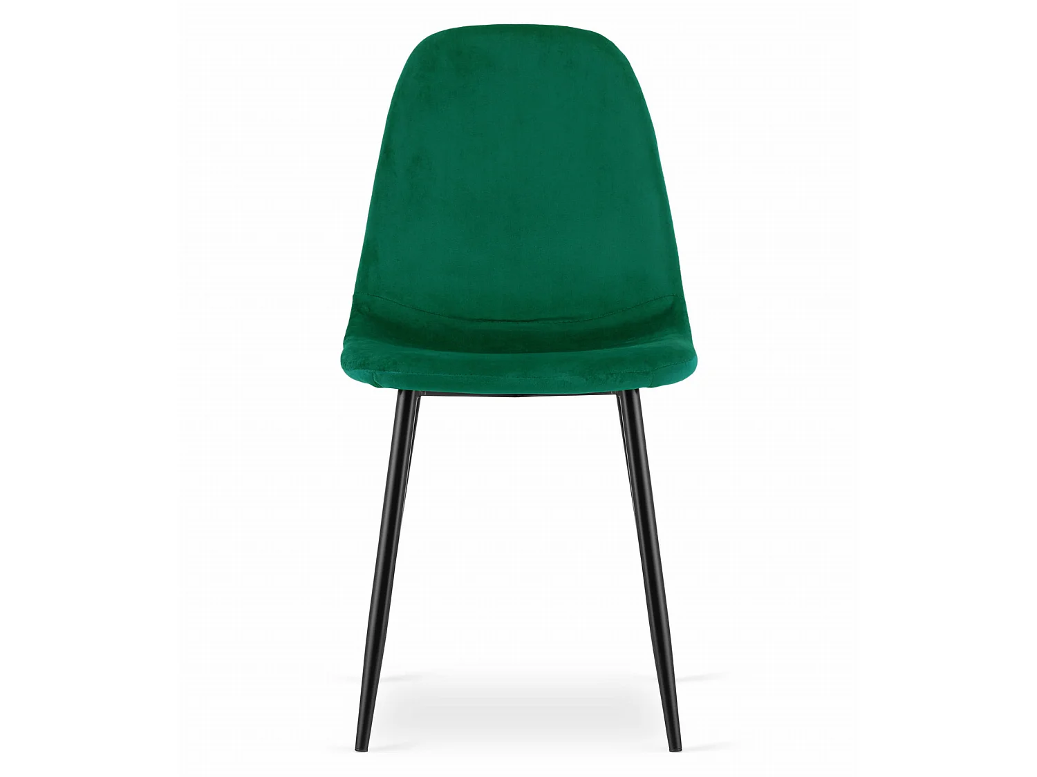 COMO eetkamerstoel fluweel donkergroen 87,5x44,5x50,5 cm