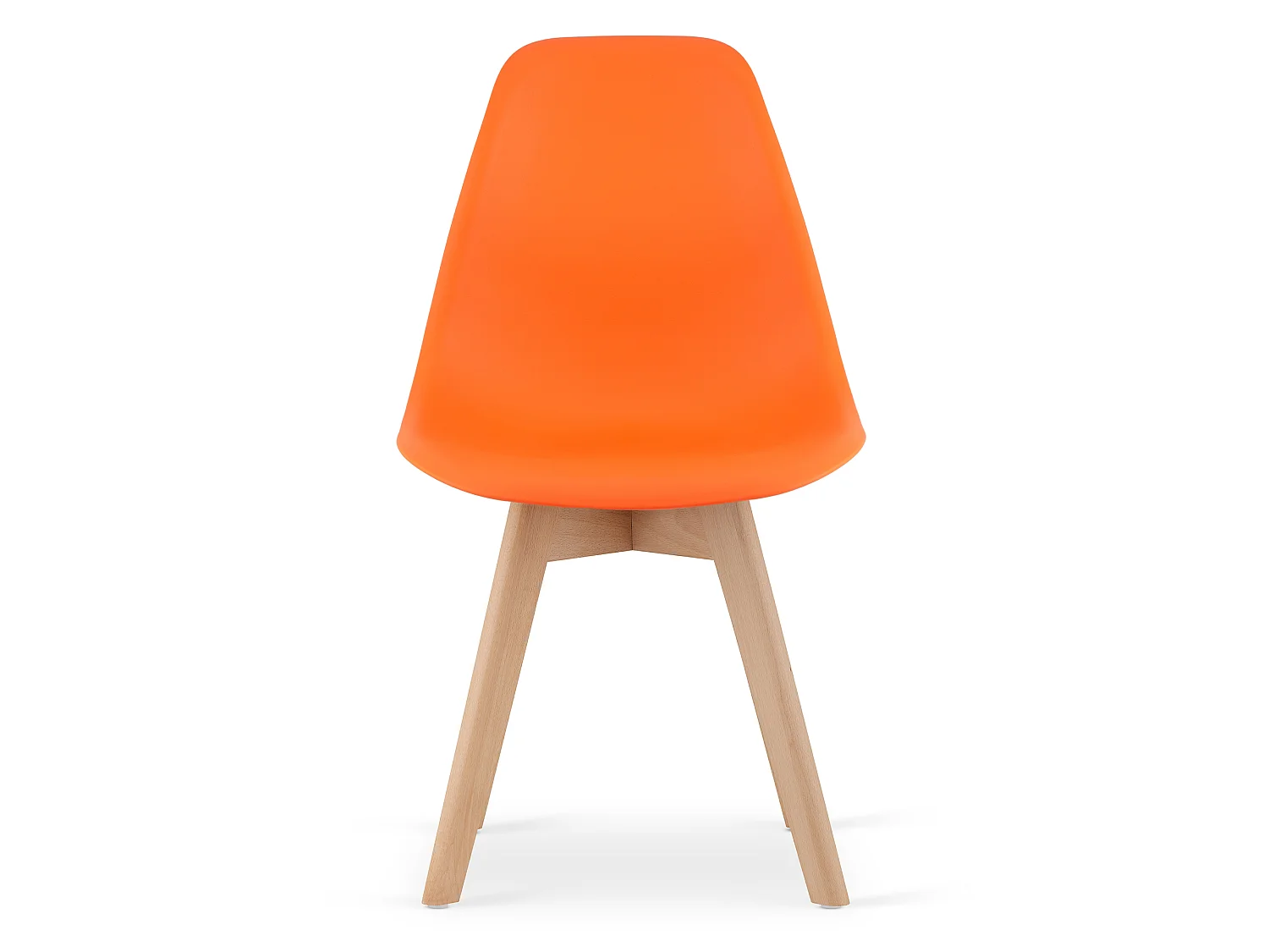 Chaise de salle à manger KITO ergonomique polypropylène orange 80x46x54,5 cm