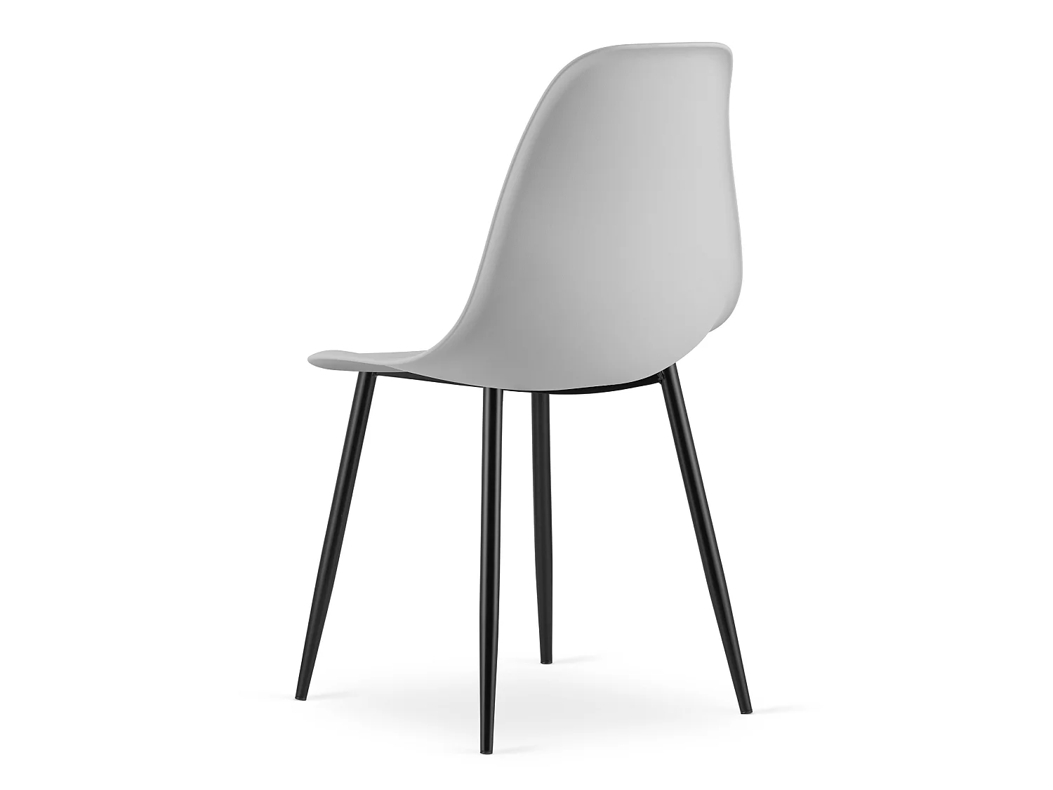 Scandinavische eetkamerstoel WAT polypropyleen grijs 46x51x84 cm