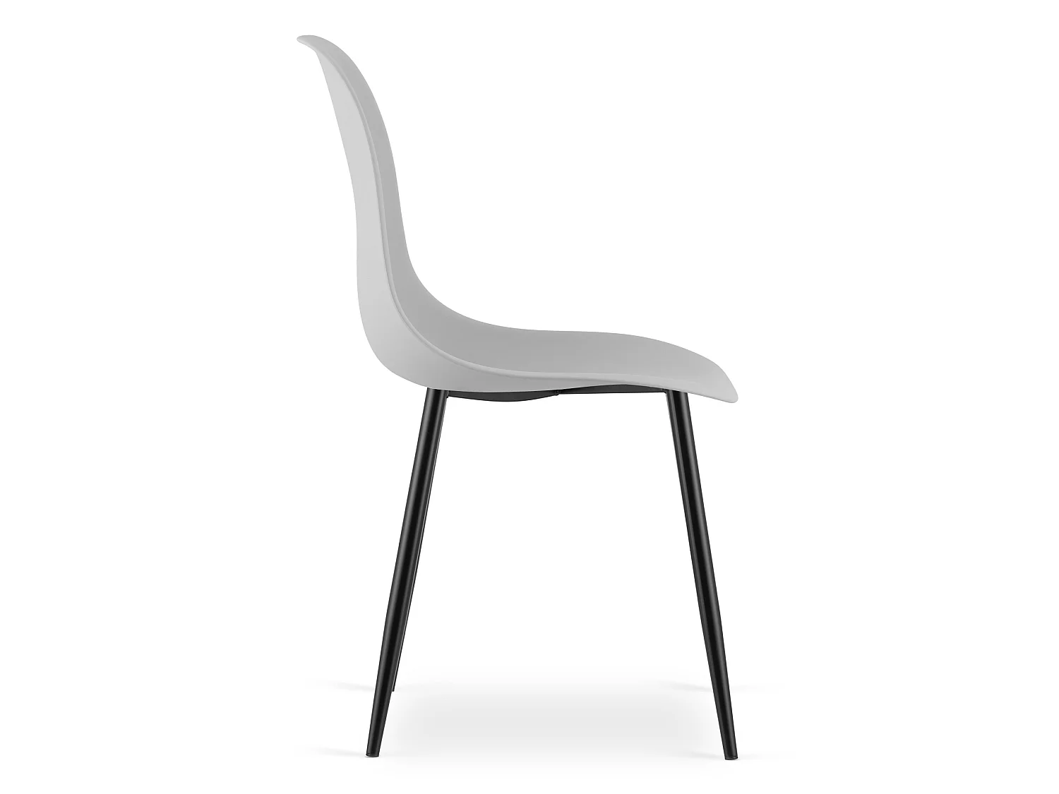 Scandinavische eetkamerstoel WAT polypropyleen grijs 46x51x84 cm