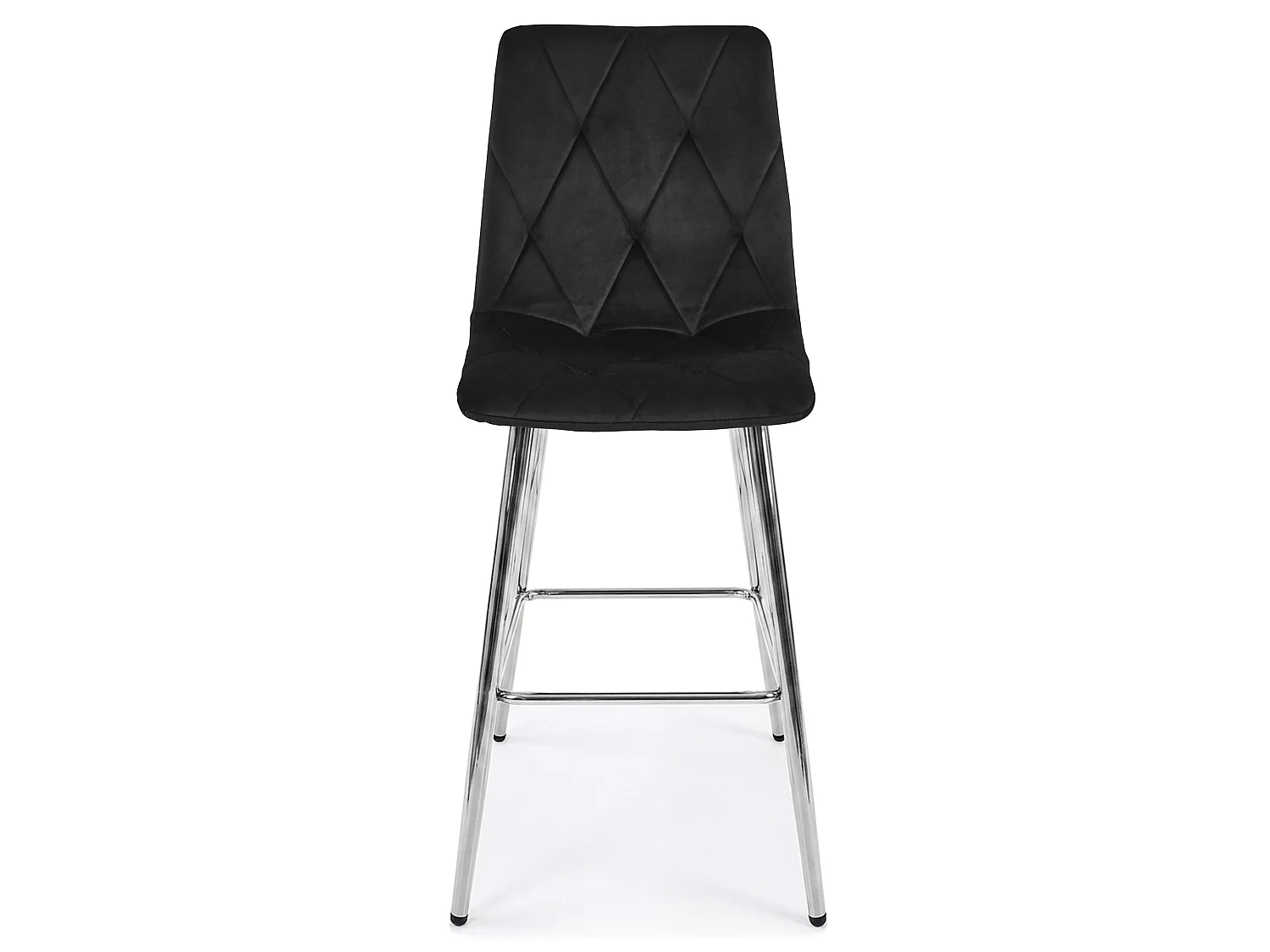 Barstoel LIBRA fluweel zwart 112x52x56 cm