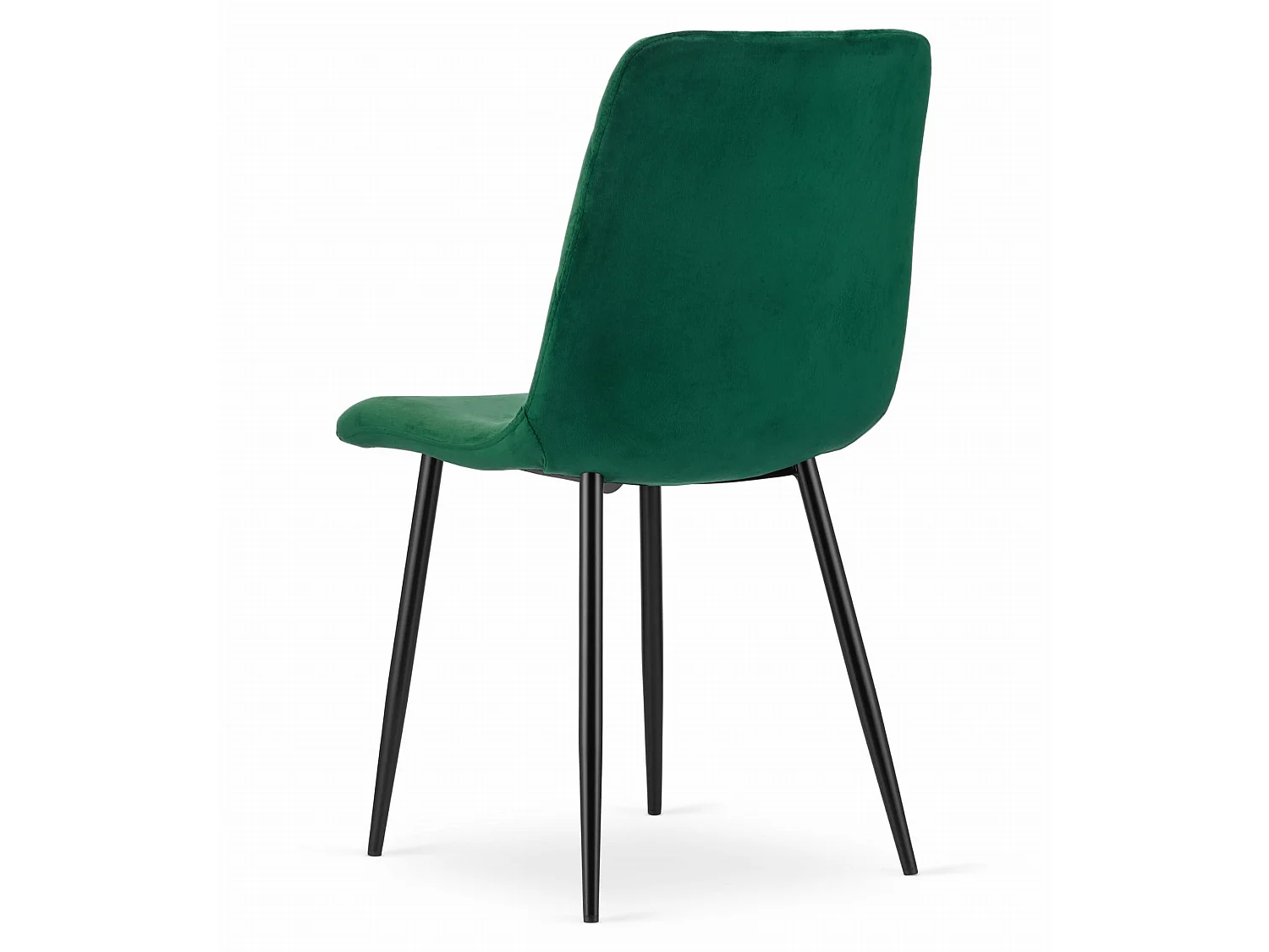 Eetkamerstoel TURIN fluweel donkergroen 88,5x44,5x53 cm