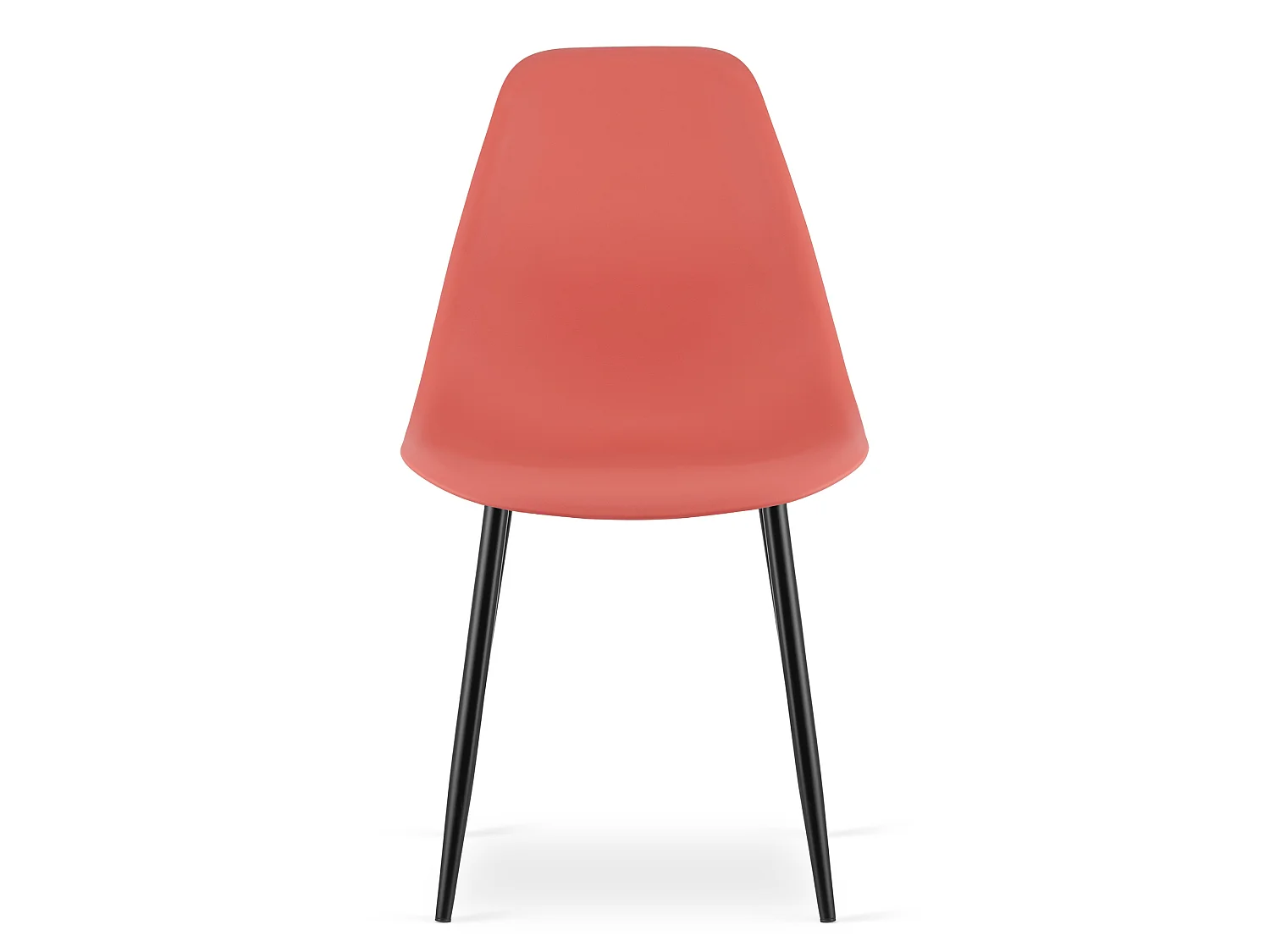 Scandinavische eetkamerstoel WAT polypropyleen rood 46x51x84 cm