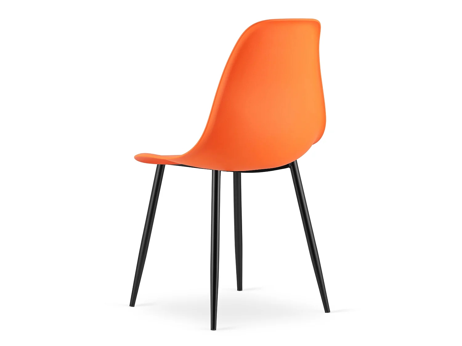 Eetkamerstoel WAT ergonomisch polypropyleen oranje 46x51x84 cm