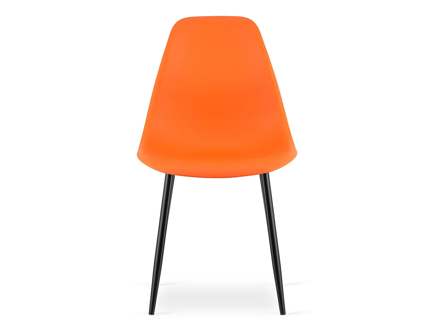Eetkamerstoel WAT ergonomisch polypropyleen oranje 46x51x84 cm