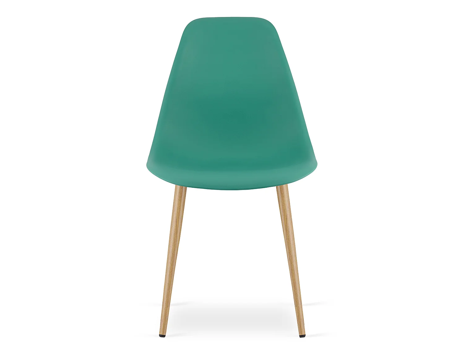 Chaise de salle à manger et cuisine moderne en polypropylène vert 84 cm