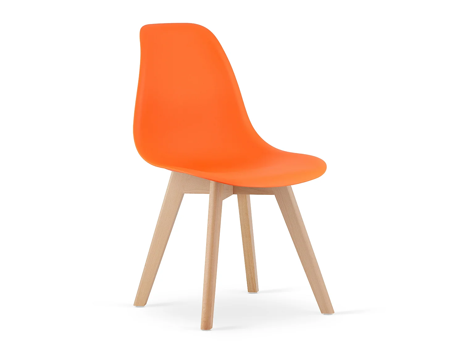 Chaise de salle à manger KITO ergonomique polypropylène orange 80x46x54,5 cm