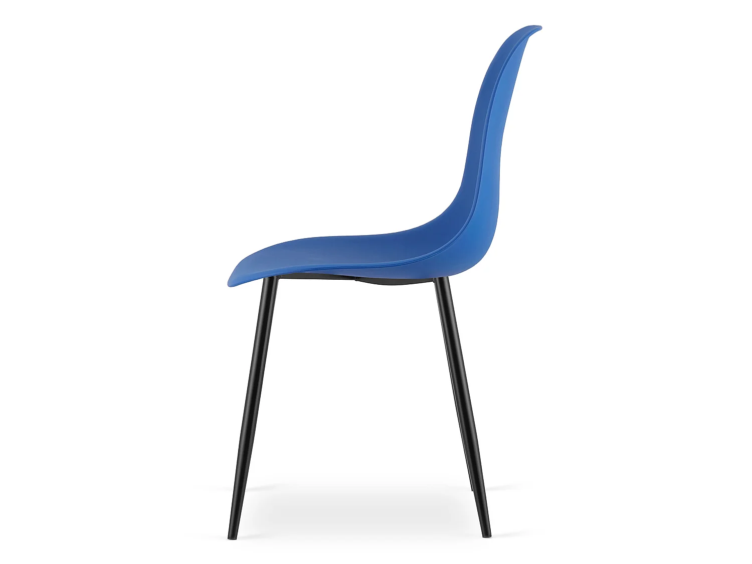 Eetkamerstoel WAT Scandinavisch polypropyleen blauw 46x51x84 cm
