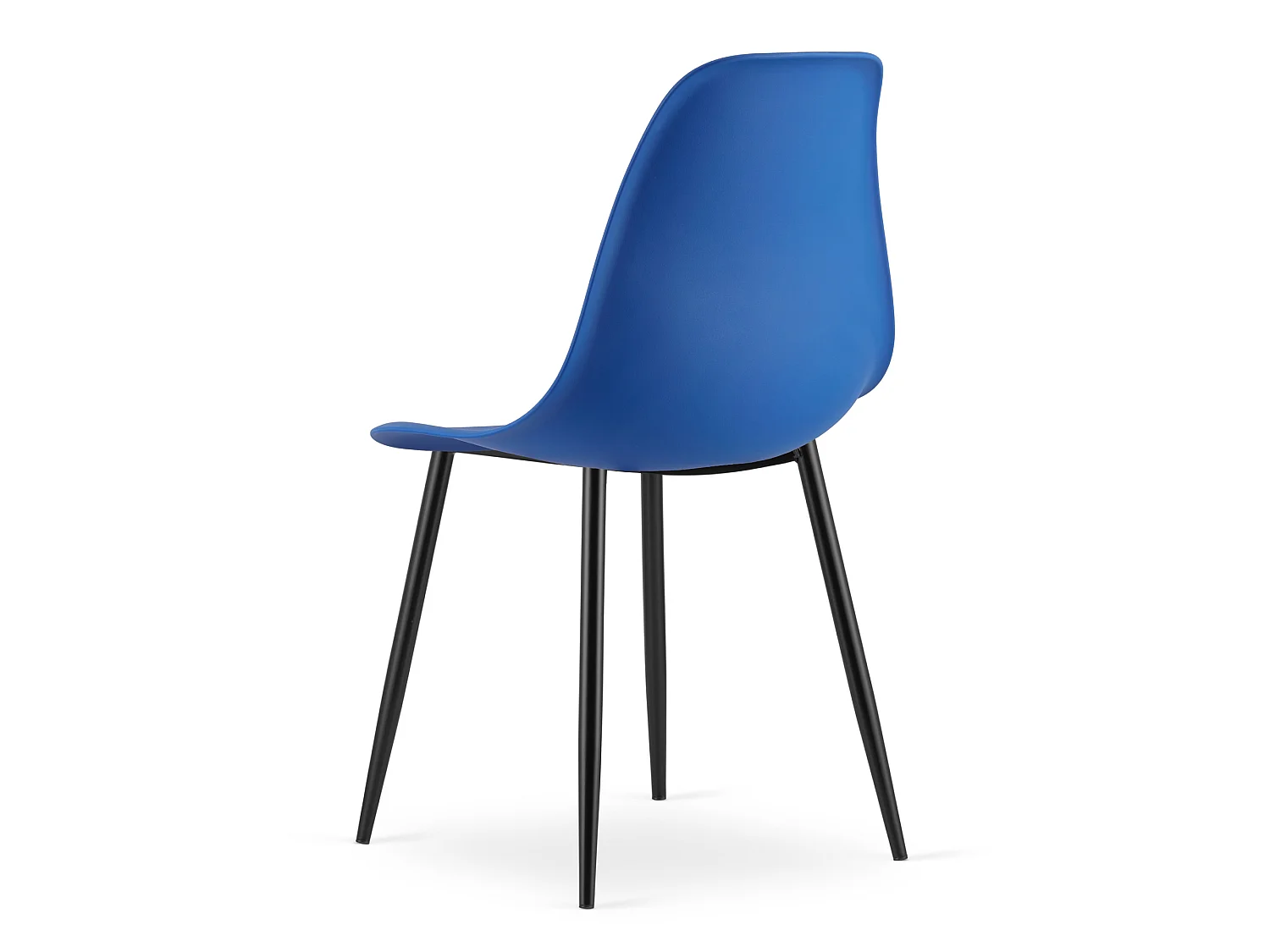 Eetkamerstoel WAT Scandinavisch polypropyleen blauw 46x51x84 cm