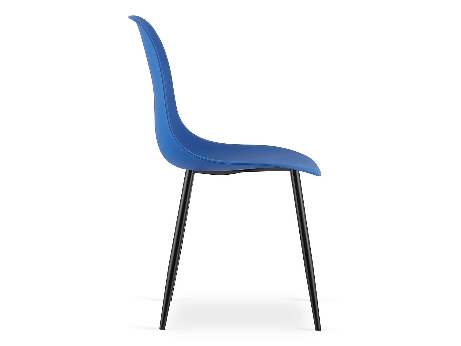 Eetkamerstoel WAT Scandinavisch polypropyleen blauw 46x51x84 cm