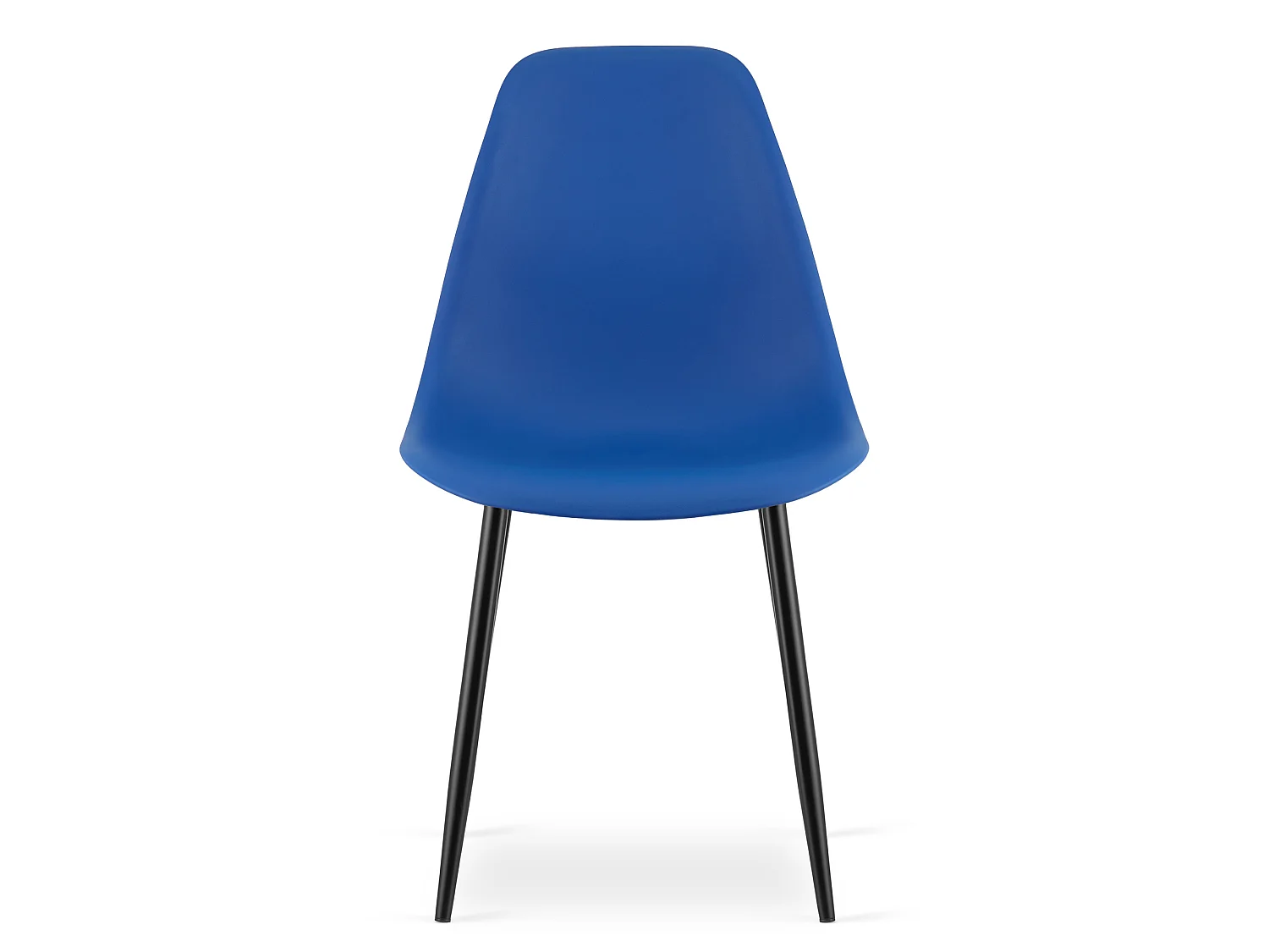 Eetkamerstoel WAT Scandinavisch polypropyleen blauw 46x51x84 cm