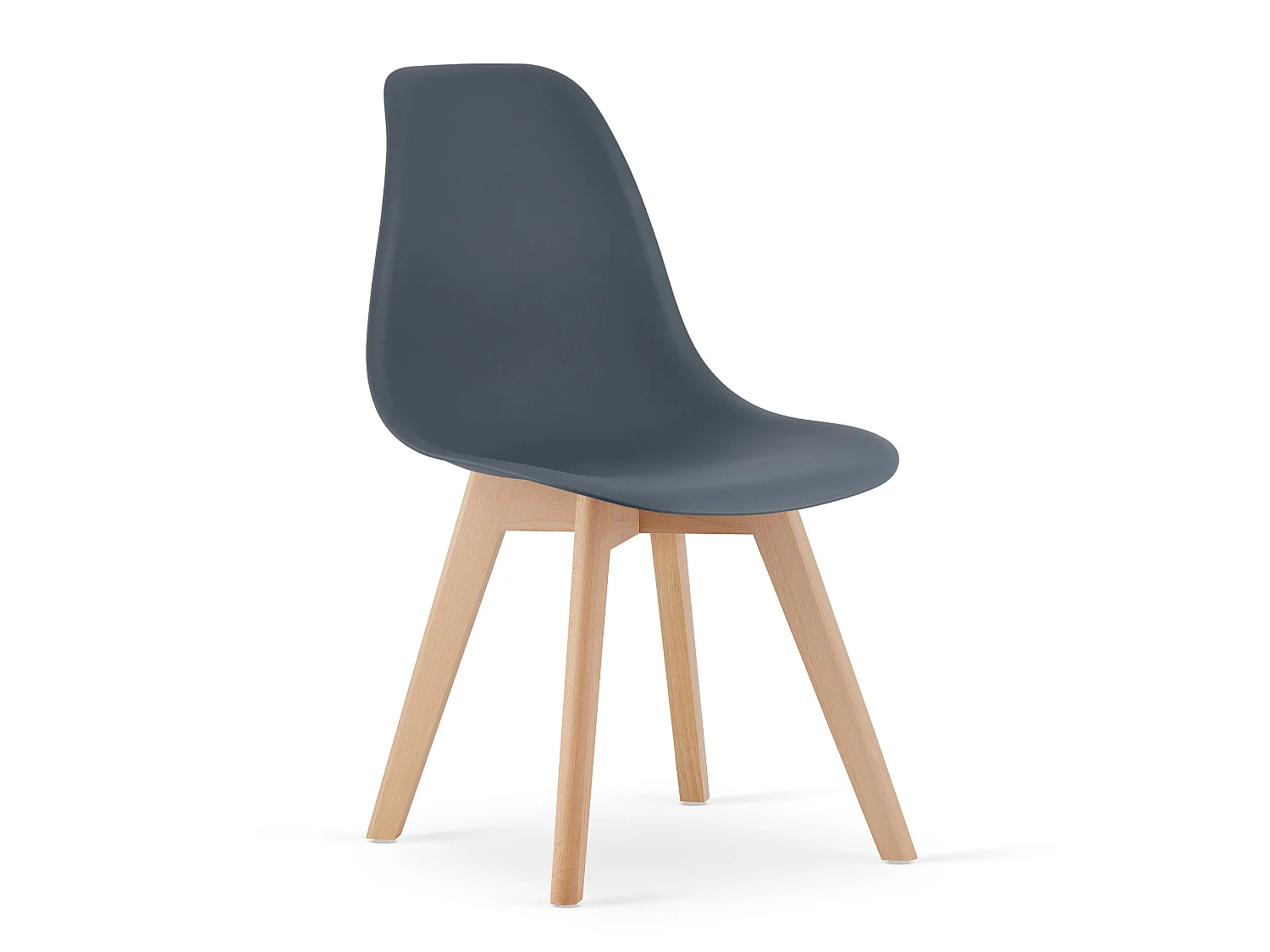Esszimmerstuhl ergonomisch Polypropylen dunkelgrau 80x46x54,5 cm