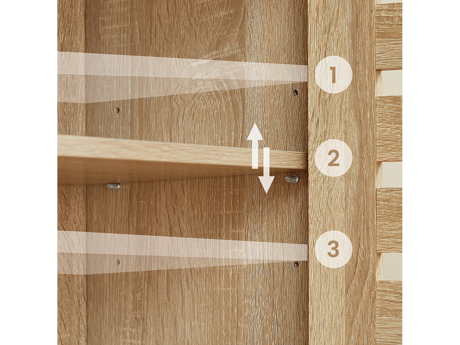 Badkamerkast onder wastafel Sonoma spaanplaat rustiek bruin 60x30x63 cm