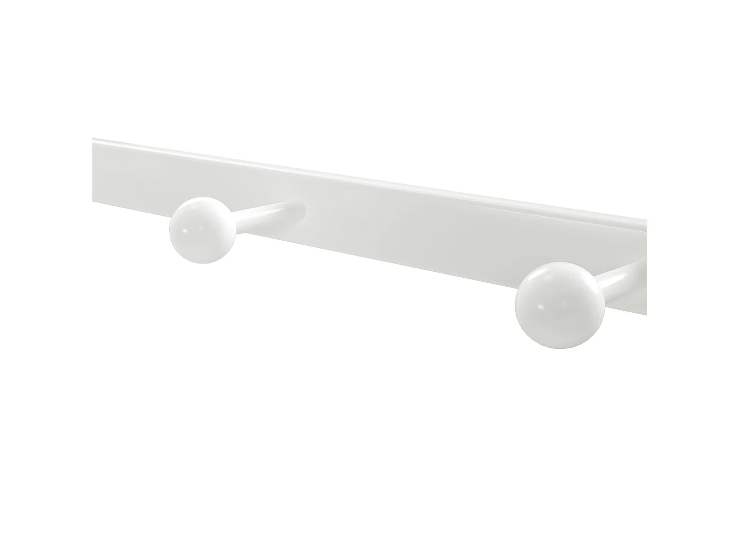 Wandrek met haken Sonoma wit 60x30x31,7 cm