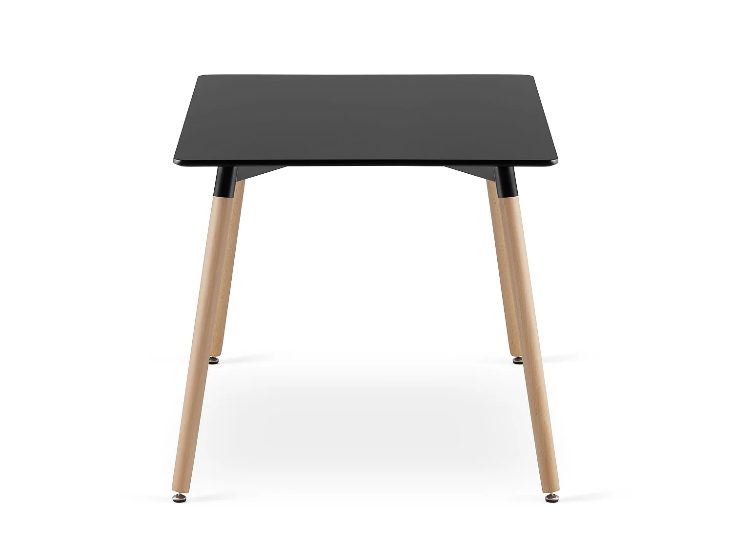 Adria eettafel modern MDF zwart 120x80 cm