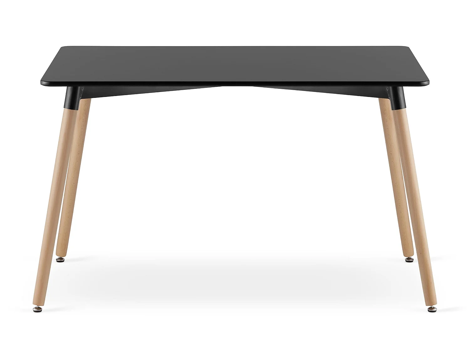 Adria eettafel modern MDF zwart 120x80 cm