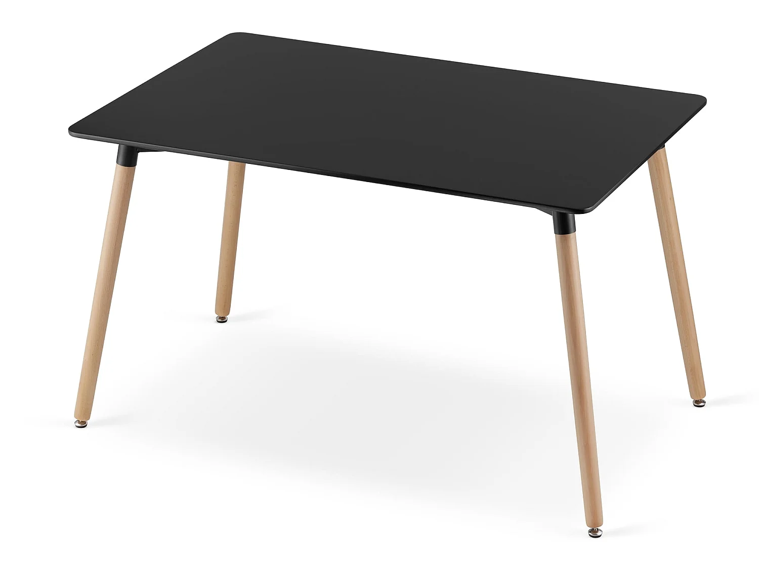 Adria eettafel modern MDF zwart 120x80 cm