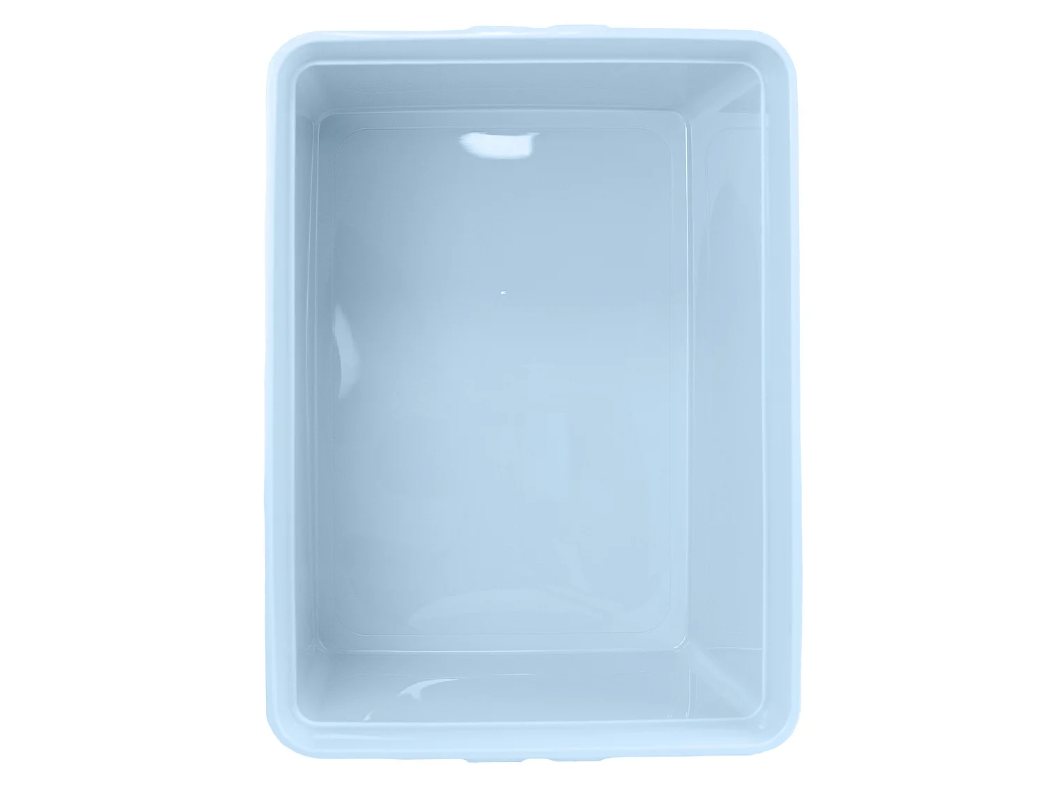 Boîte de rangement pour jouets avec couvercle en plastique bleu 15 L 38,4x28,3x20,1 cm