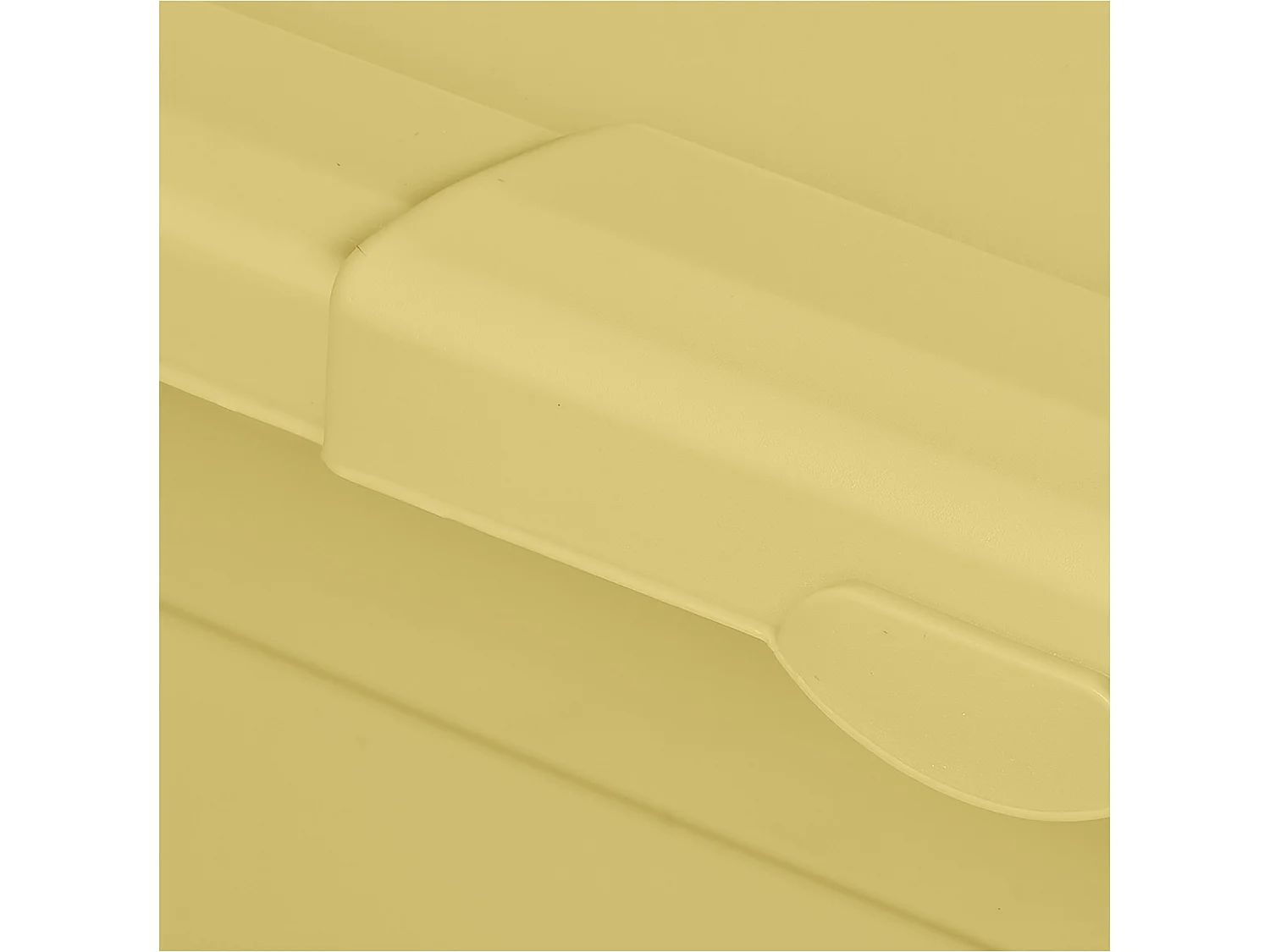 Plastic opbergbox voor speelgoed met deksel, BPA-vrij, kunststof, geel, 15 L