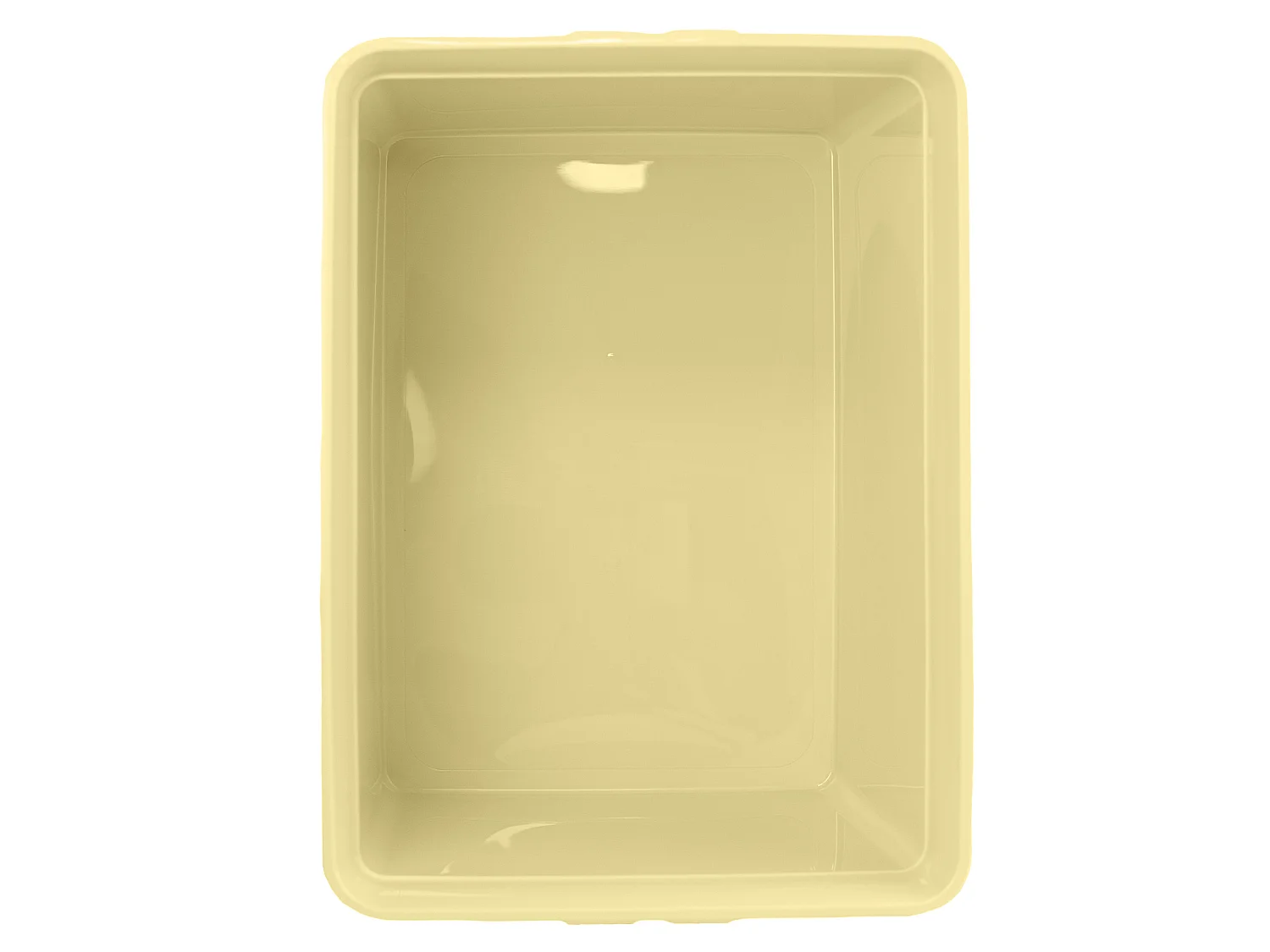 Plastic opbergbox voor speelgoed met deksel, BPA-vrij, kunststof, geel, 15 L
