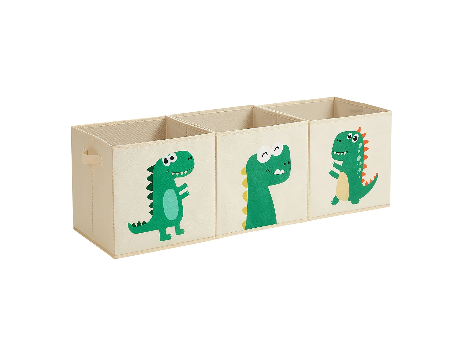 Kinderopberger praktisch vliesstof karton beige 30x30x30 cm