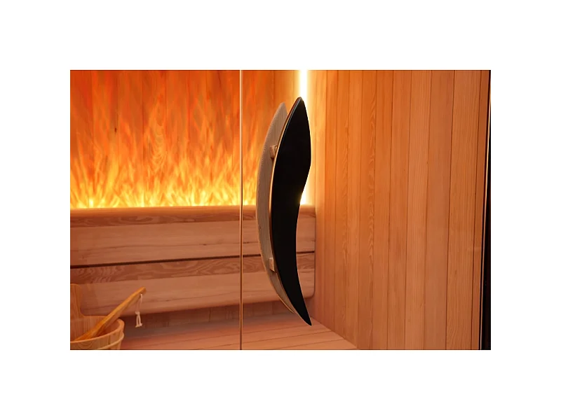 Sauna traditionnel Boreal® CELEST 120 - 1 à 2 places - 120x120x190 cm