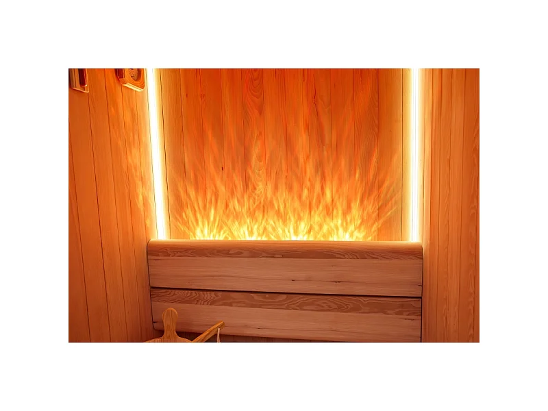 Sauna traditionnel Boreal® CELEST 120 - 1 à 2 places - 120x120x190 cm
